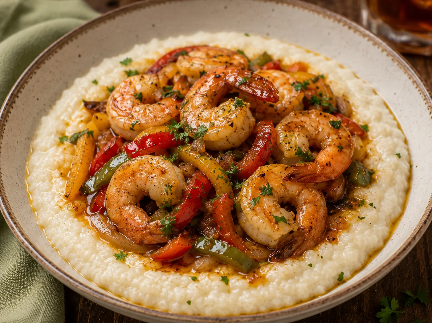 Shrimp and Grits from the Pepper Peninsula