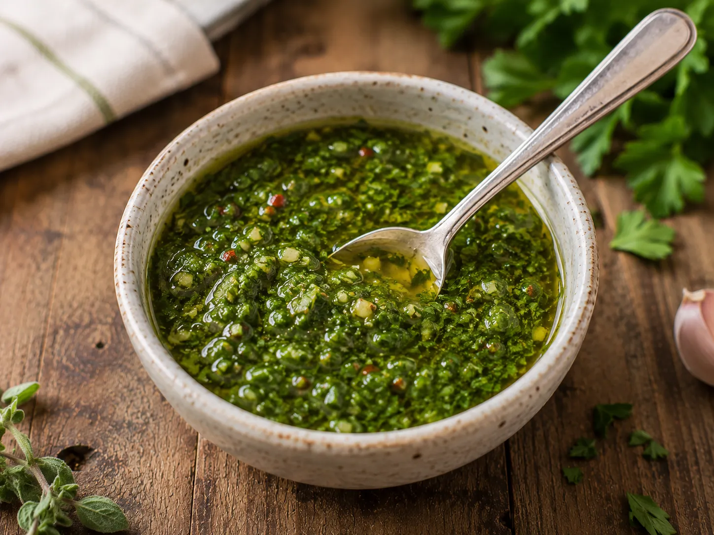 Garden Chimichurri for the Grill
