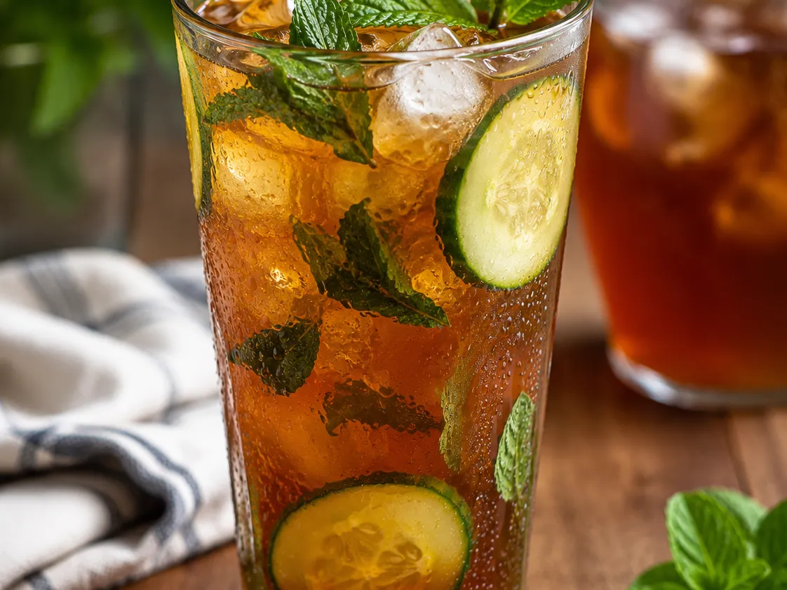Mint-Cucumber Sweet Tea