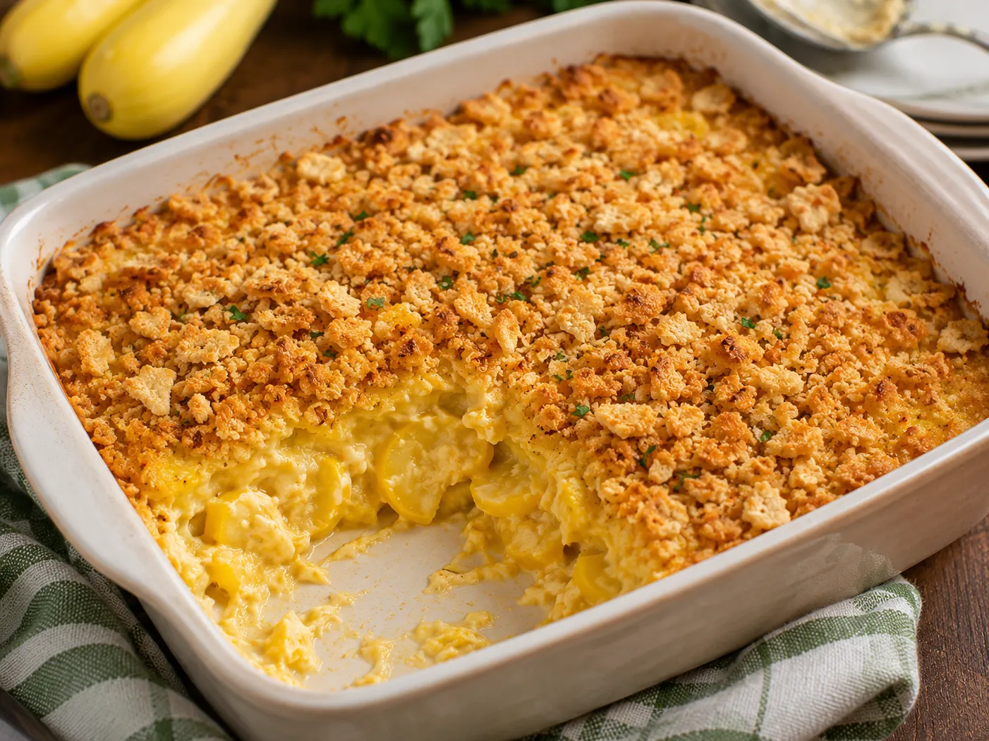 Old-Fashioned Squash Casserole
