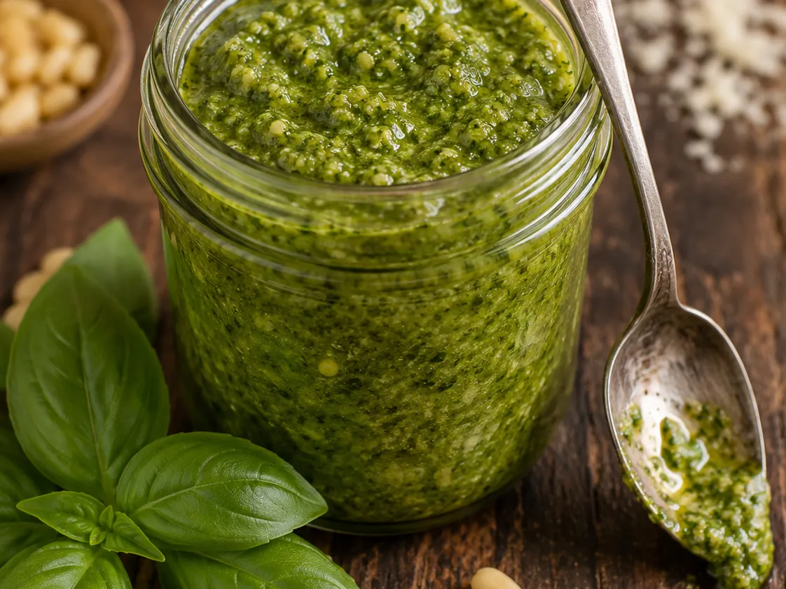 Small-Batch Basil Pesto